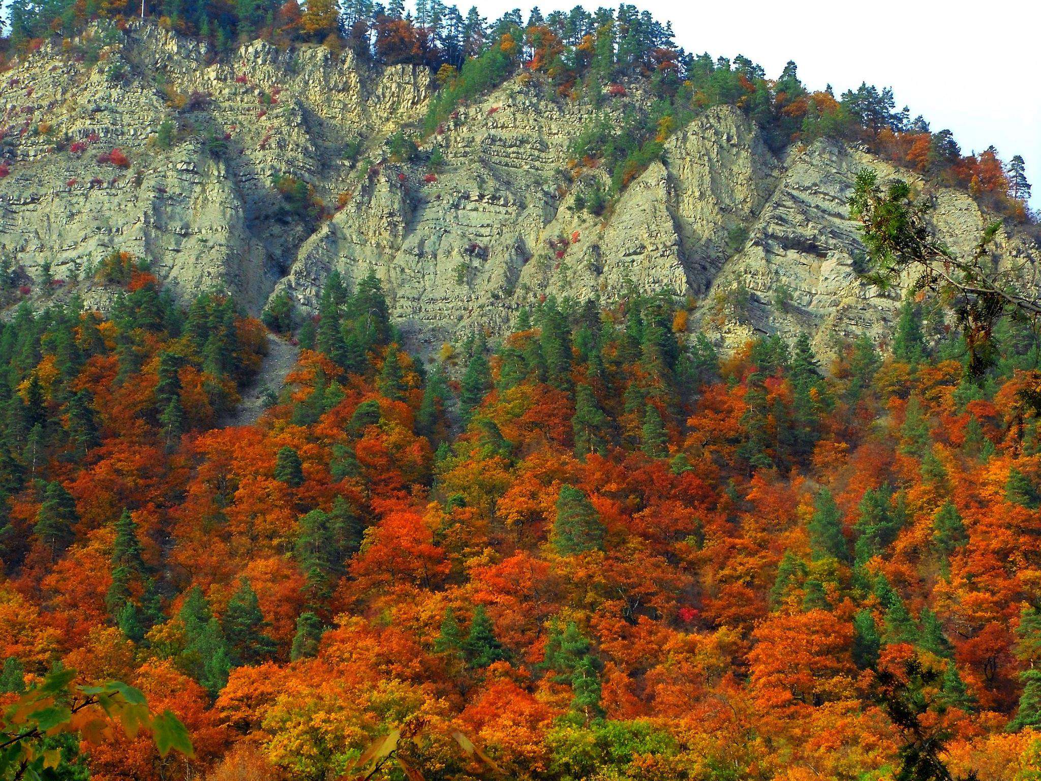 Грузия осенью в регионе Самцхе