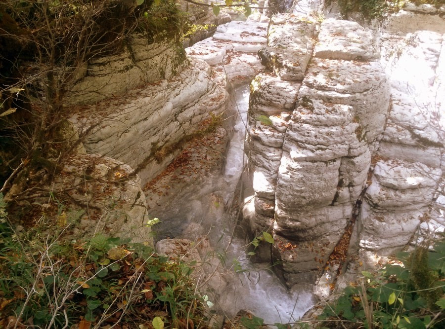 Каньон Окаце и водопад Кинчха в Имерети