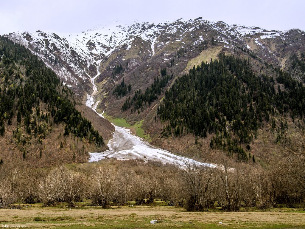 Ледник горы Ушба